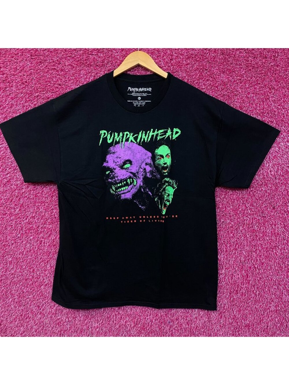 Pumpkinhead Unless You're Tired of Living Horror Film T-Shirt XL